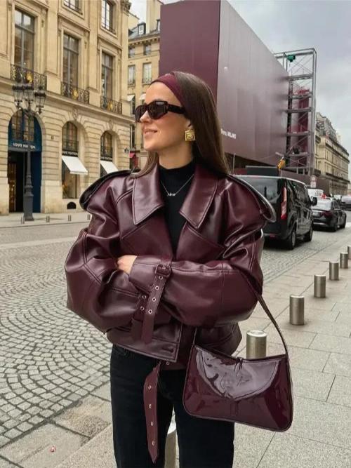 Damen Jacke | Stilvolle Ausführung mit markanten Schulterdetails