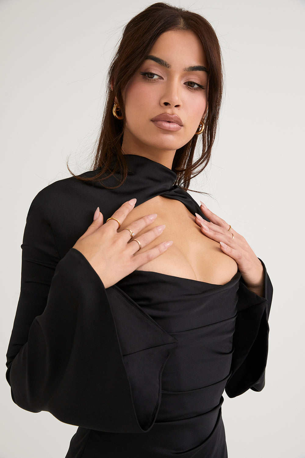 Damen Kleid | corset-teilige Ausführung mit offenem Rückenteil