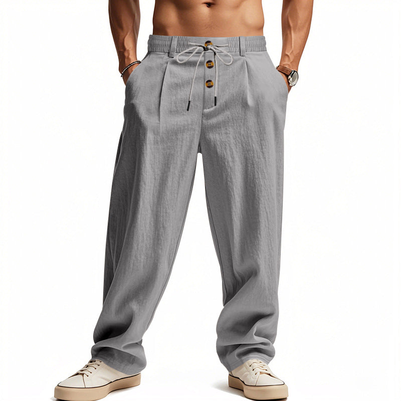 Herren Hose | elastischer Bund mit Kordelzug