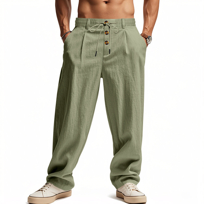 Herren Hose | elastischer Bund mit Kordelzug