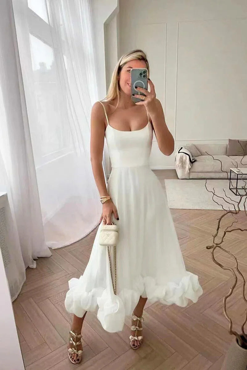Women Midi Dress | Twist Front Design
