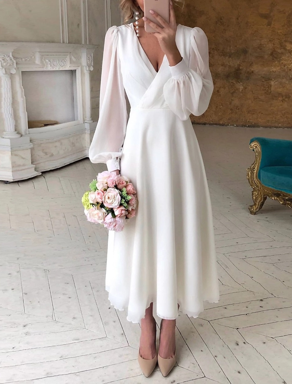 Damenkleid für festliche Anlässe | Midilänge
