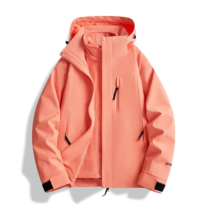 Damen Wintersport-Jacke | Winddichte Ausführung mit Kapuze