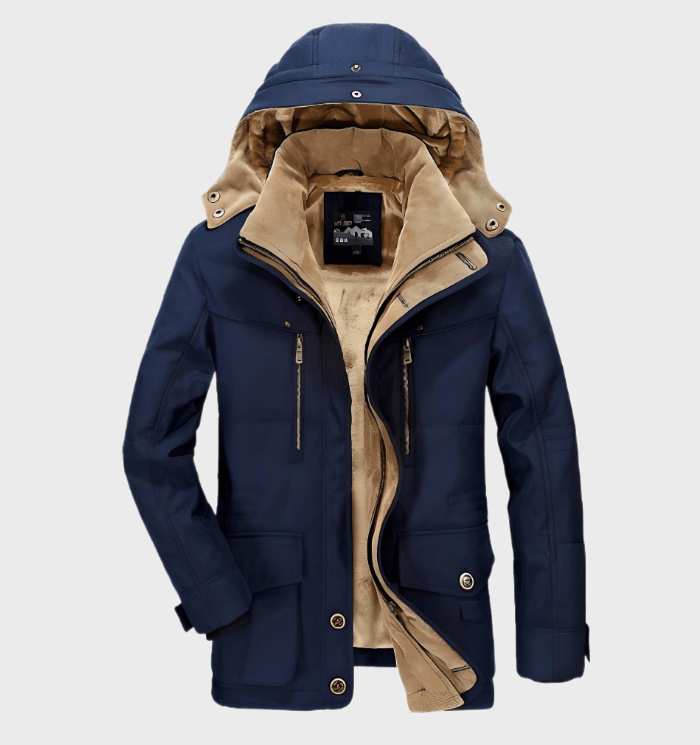 Herren Winterjacke | Kapuzendesign für kalte Bedingungen