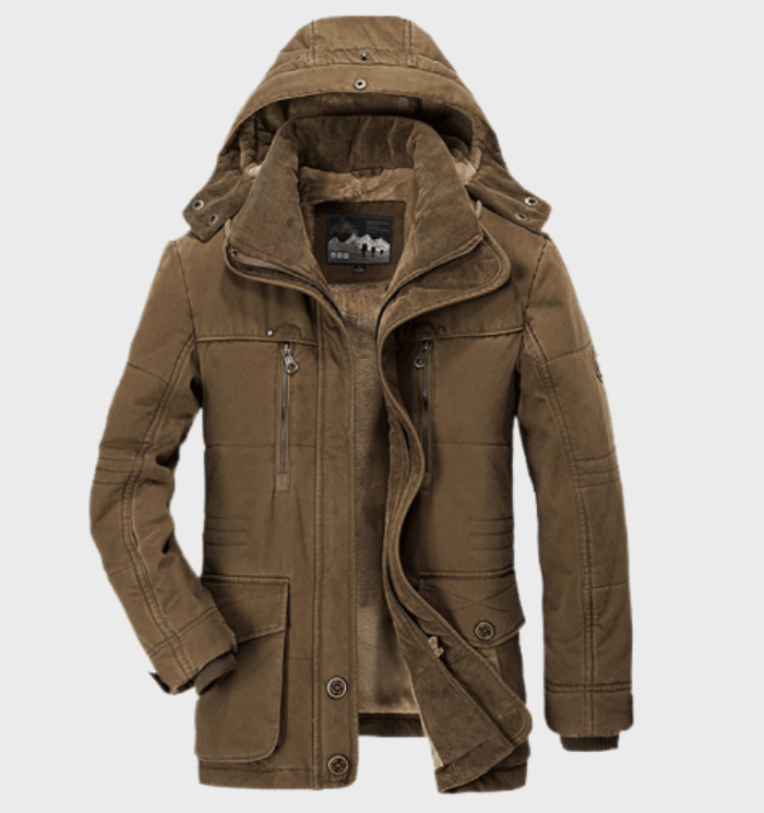 Herren Winterjacke | Kapuzendesign für kalte Bedingungen