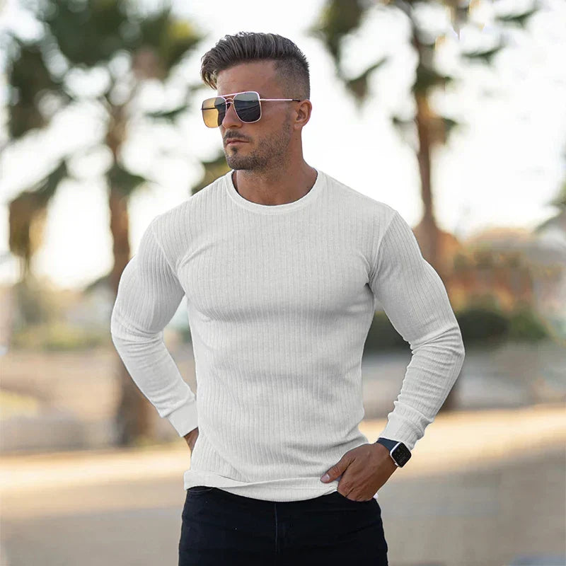 Herren Pullover | Rundhals mit gerader Grundform