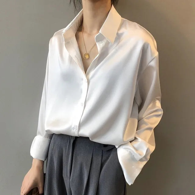 Women Blouse | Long Sleeve Relaxed Fit