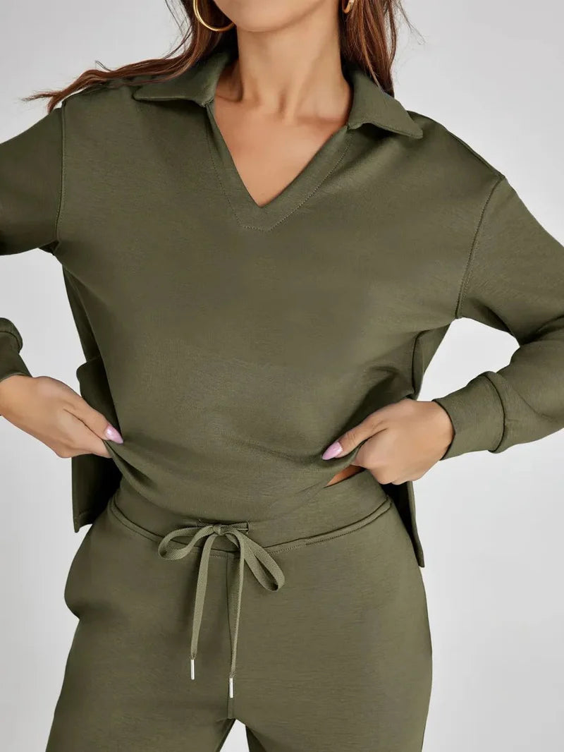 Damen Lounge-Set | zweiteilige Ausführung mit Top und Hose
