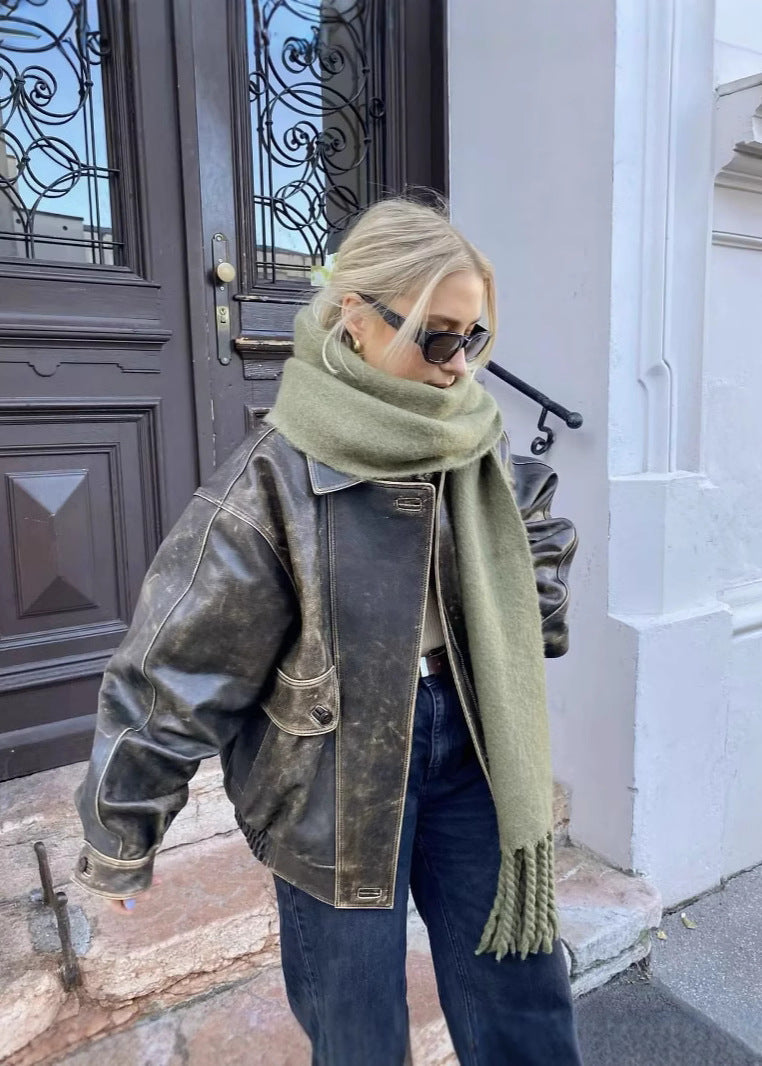 Damen Jacke | Lässige Ausführung mit gewaschenem Charakter