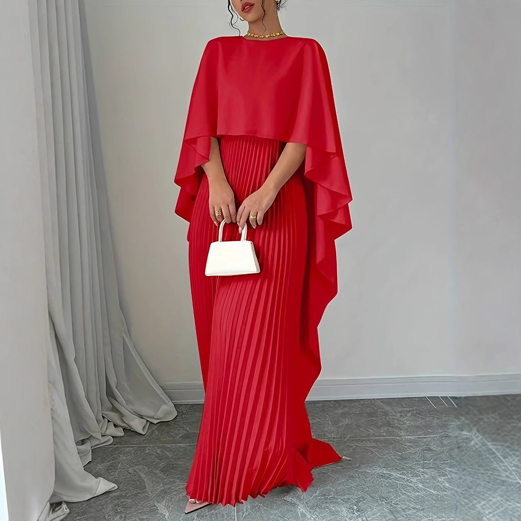 Women Dress | High Neck Loose Fit Maxi Length