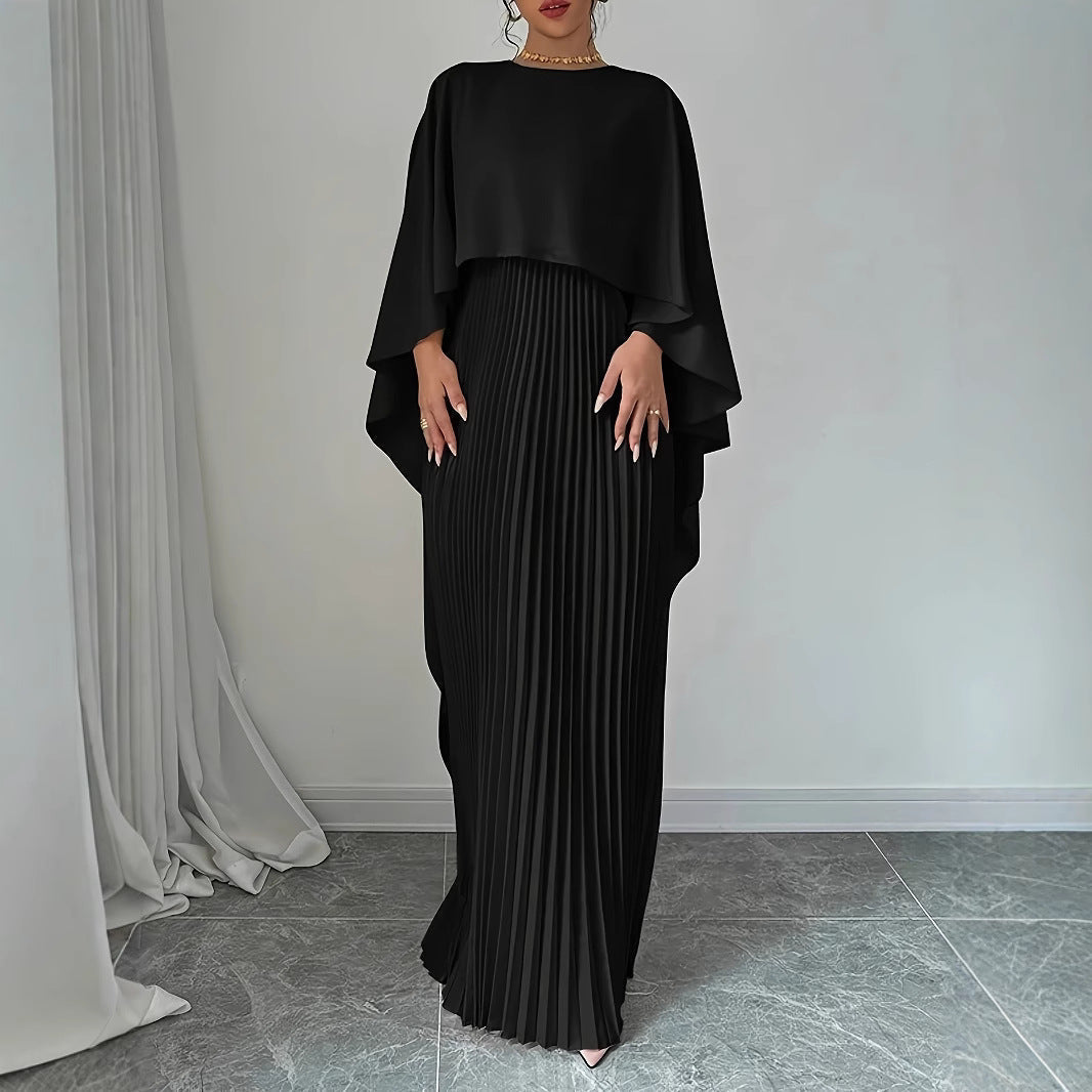 Women Dress | High Neck Loose Fit Maxi Length