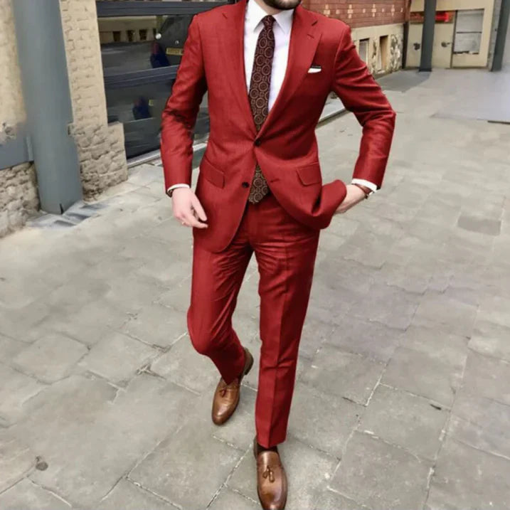 Herren Anzug | zweiteiliges Set mit Jacke und Hose