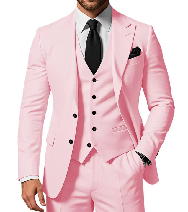 Herren Anzug | dreiteiliges Set mit Jacke Weste und Hose