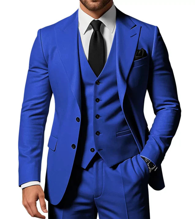 Herren Anzug | dreiteiliges Set mit Jacke Weste und Hose