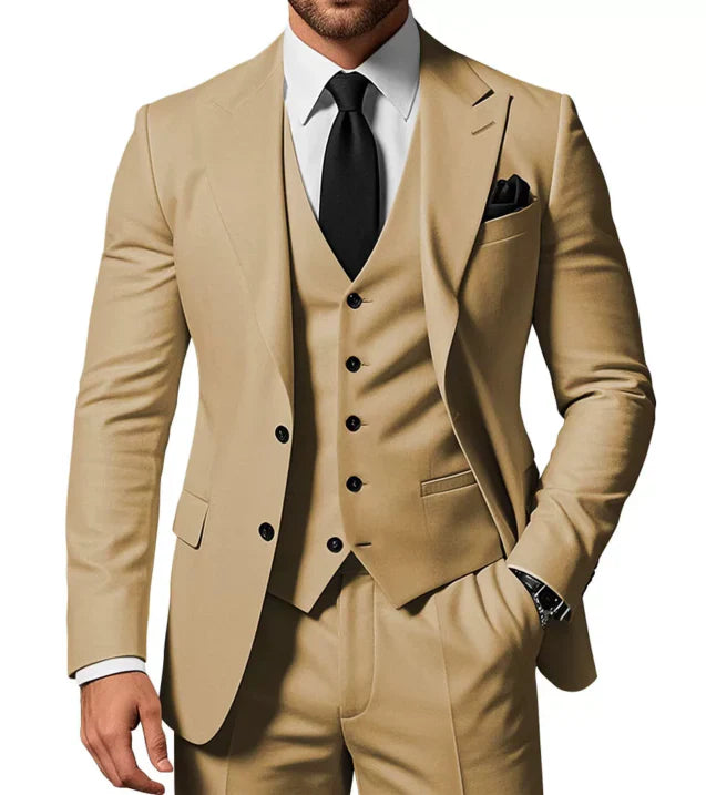 Herren Anzug | dreiteiliges Set mit Jacke Weste und Hose