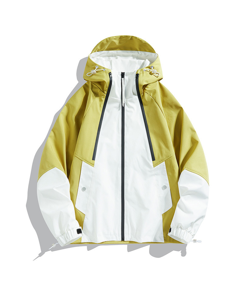 Unisex Jacke | Geschlossene Regenausführung mit Kapuze