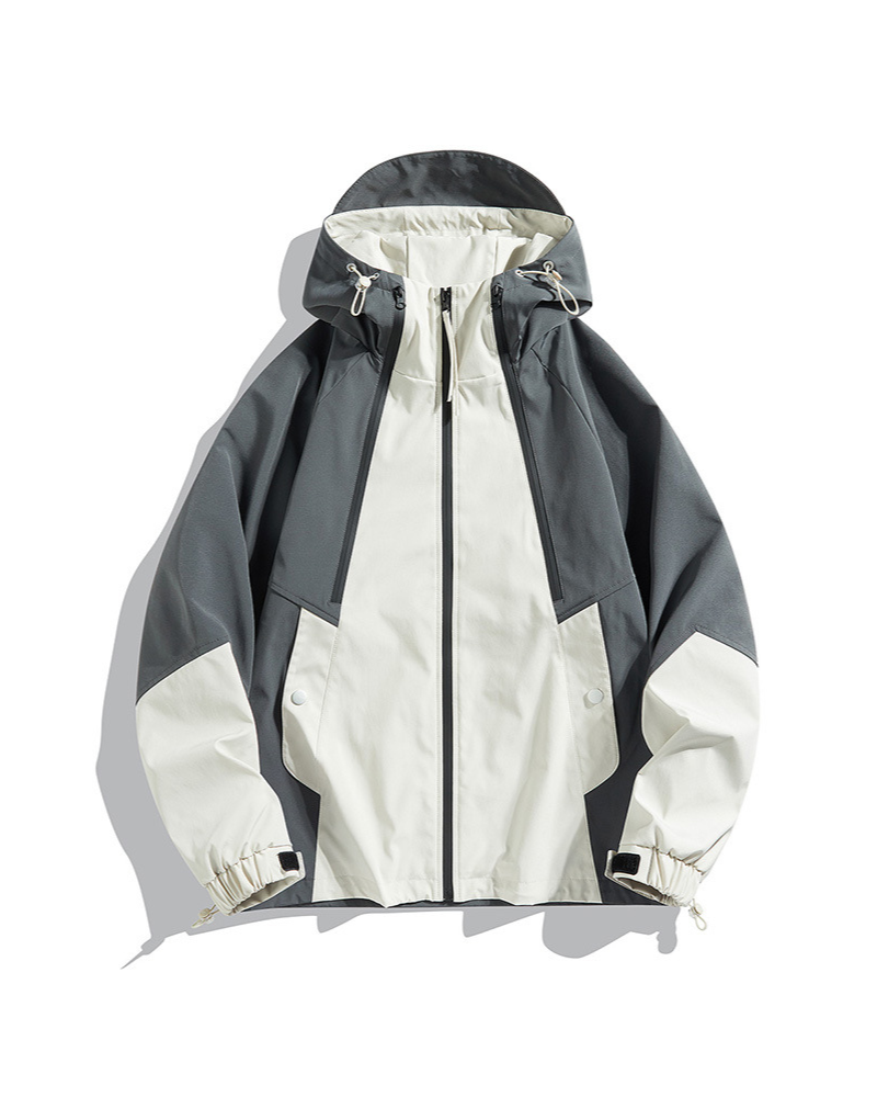 Unisex Jacke | Geschlossene Regenausführung mit Kapuze