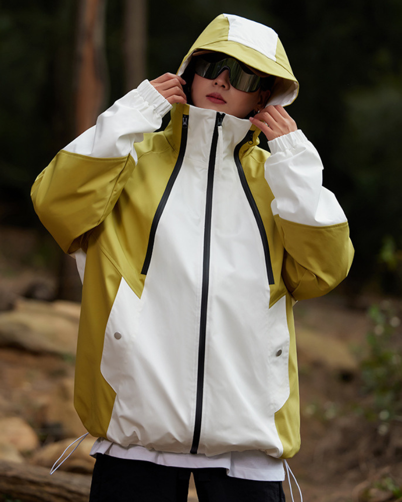 Unisex Jacke | Geschlossene Regenausführung mit Kapuze
