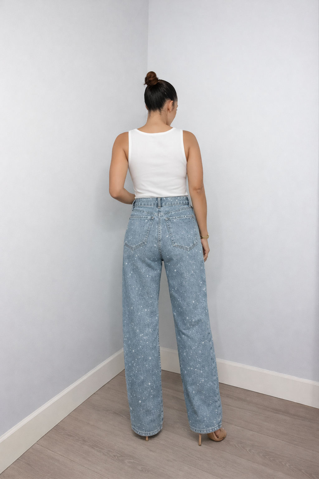 Damen Jeans | hoher Bund mit geradem Beinverlauf