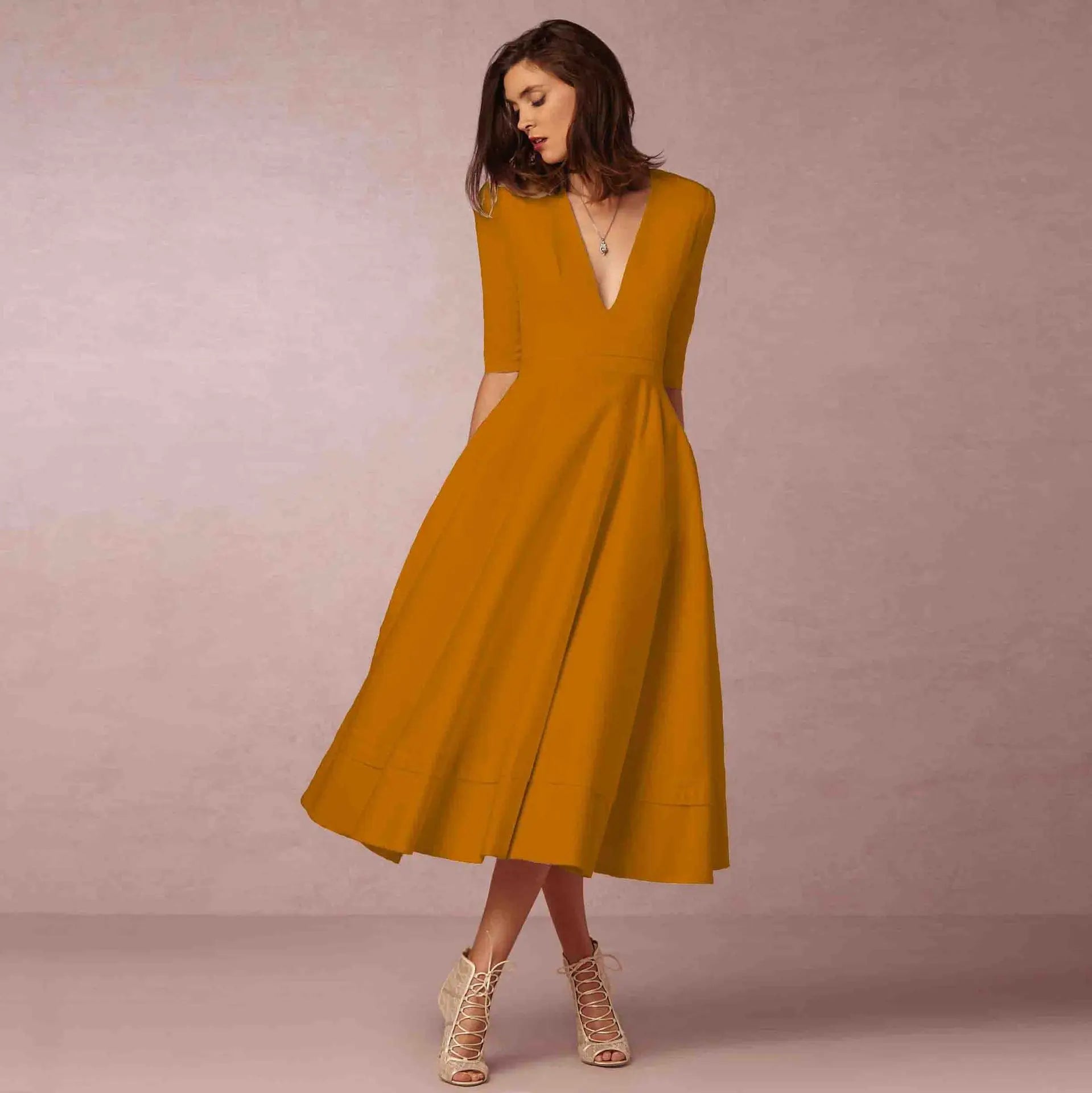 Women Midi Dress | Relaxed Fit