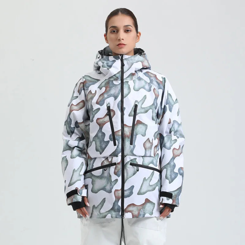 Unisex-Skijacke für Wintersport | funktionale Ausführung