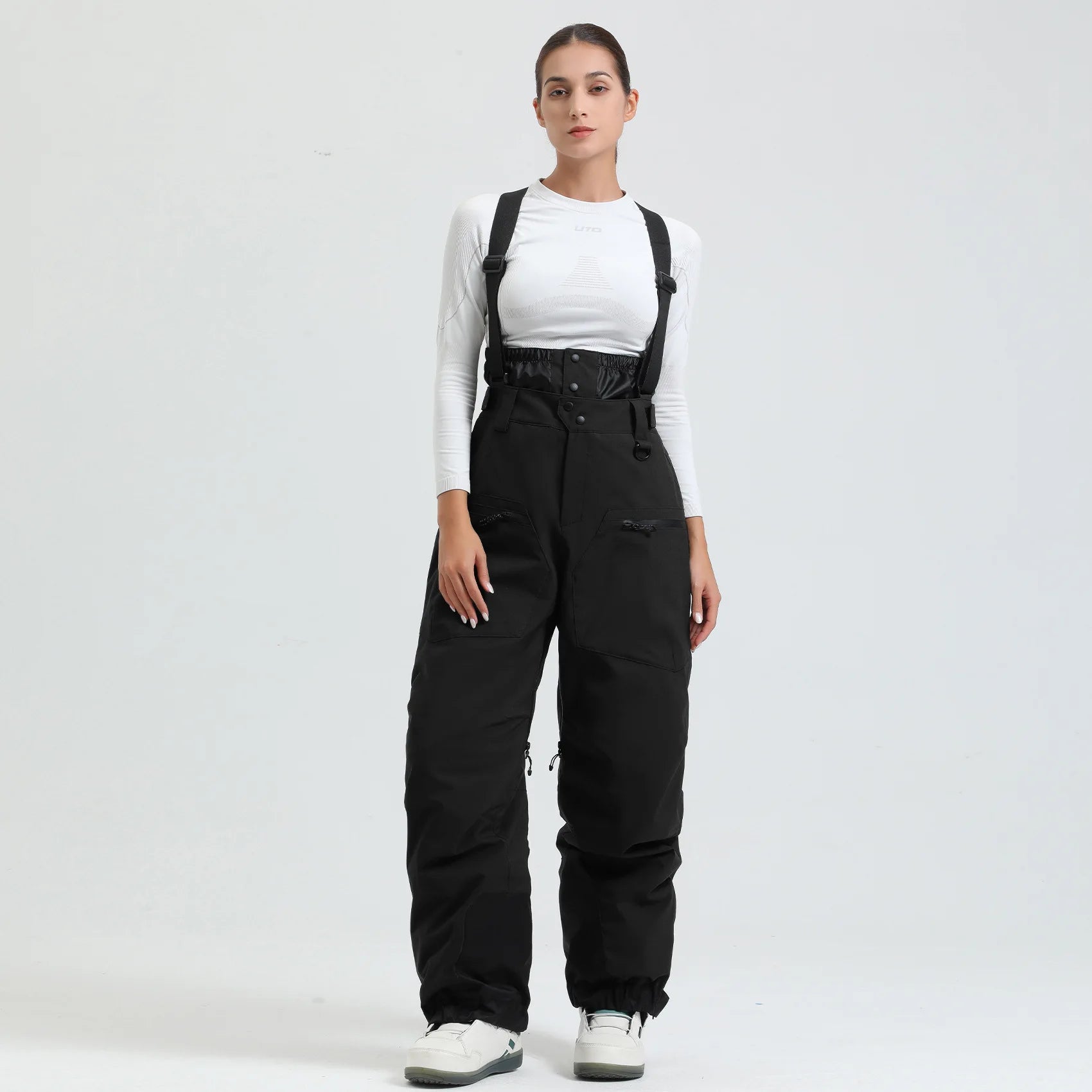 Unisex-Skihose mit Trägersystem | funktionale Winterausführung