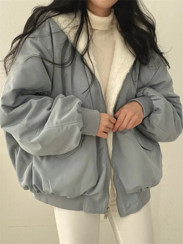 Damen-Winterjacke mit langem ärmelschnitt | Wintertauglich