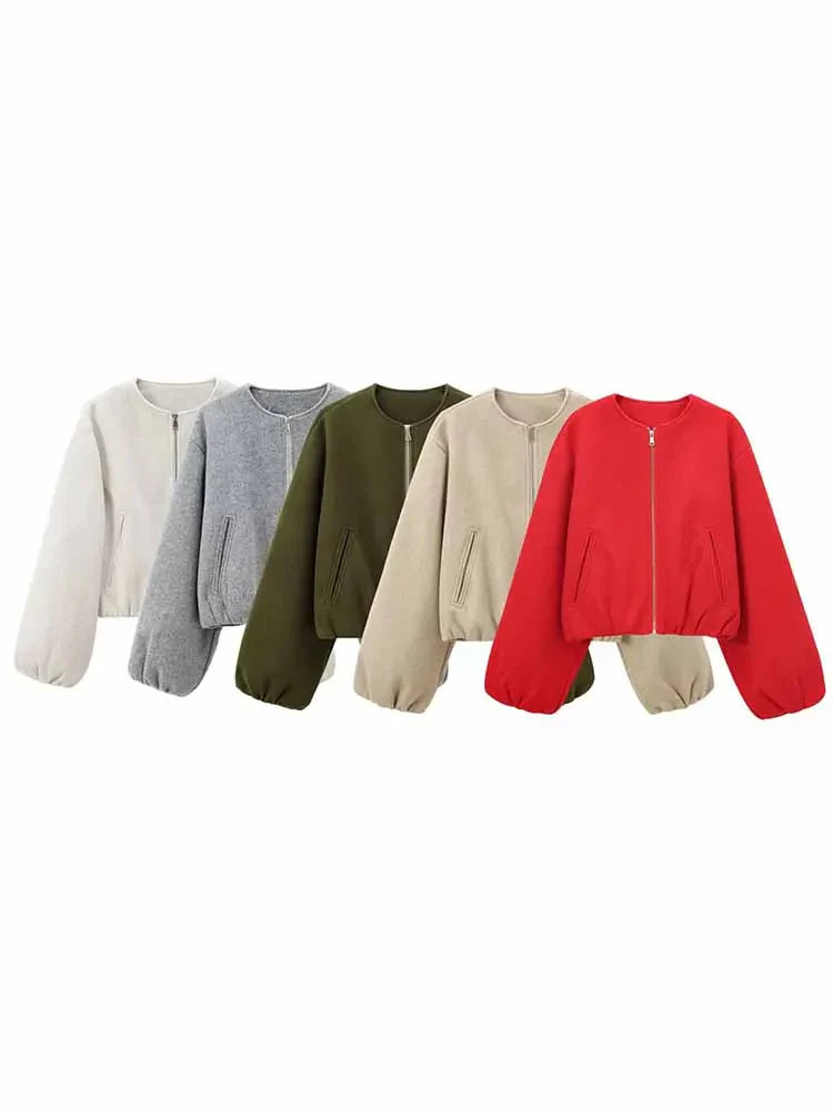 Damen Kurzjacke | Locker geschnittene Ausführung für Alltag