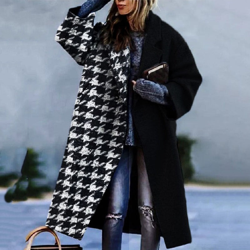 Warmer Damen Wintermantel | Langer Schnitt