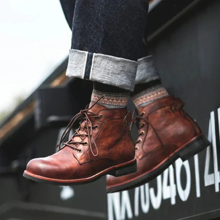 Herrenstiefel | Geschlossener Schaft klassische Form für Alltag