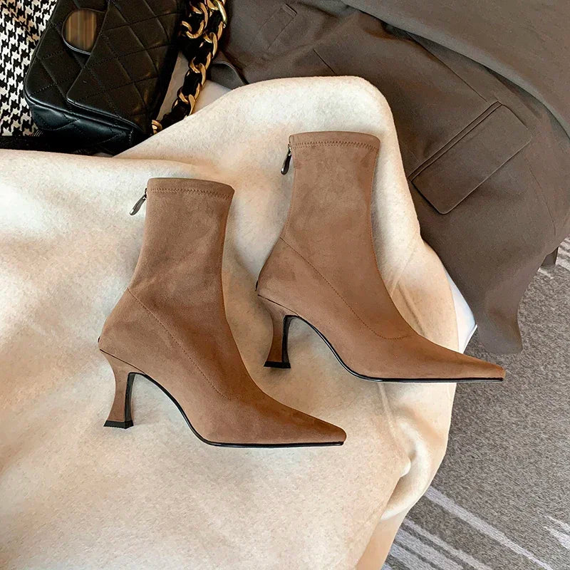 Damen Stiefelette | Ausführung mit spitzer Zehenpartie