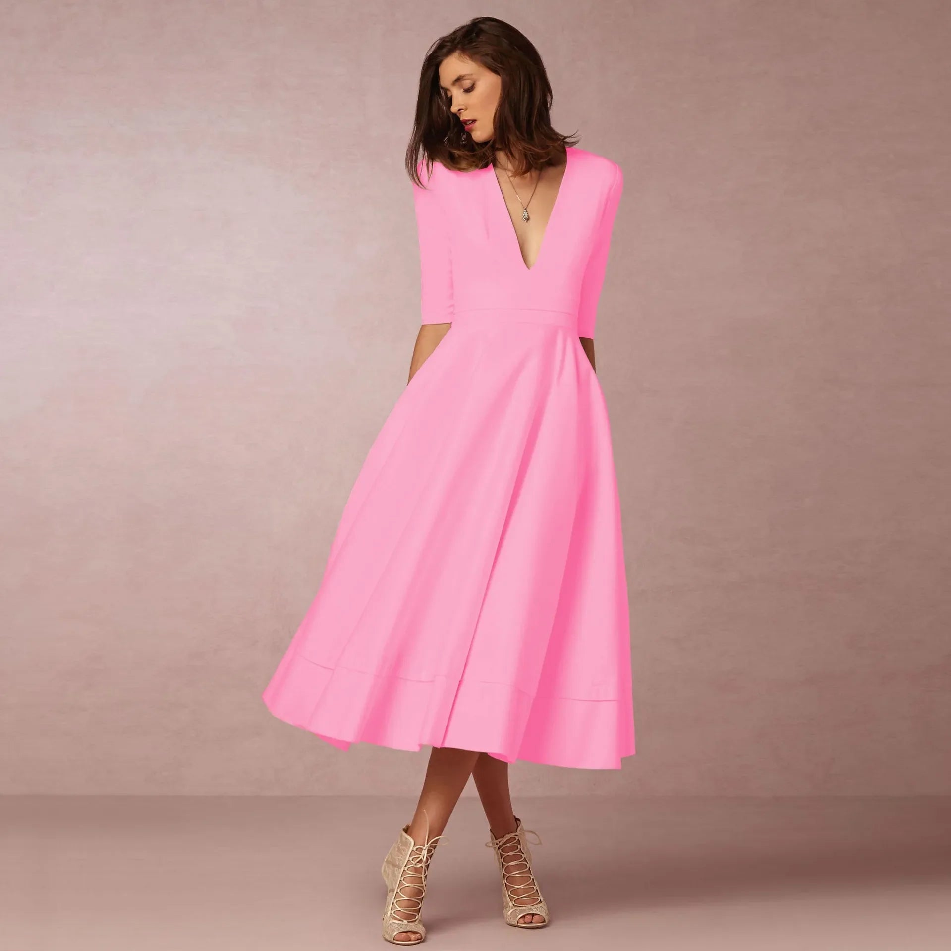 Women Midi Dress | Relaxed Fit