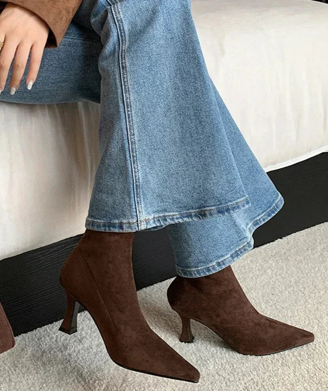 Damen Stiefelette | Ausführung mit spitzer Zehenpartie