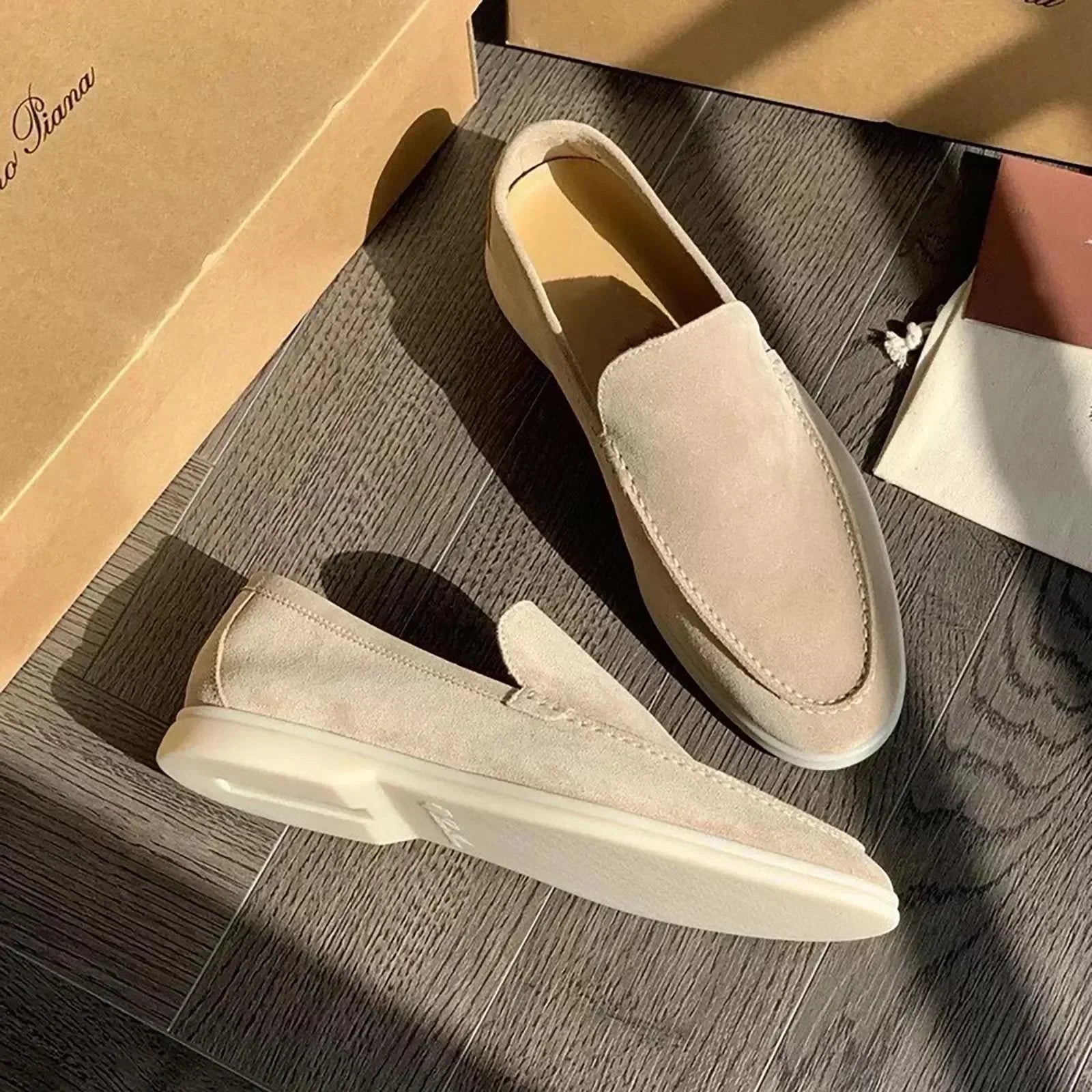Herren-Halbschuhe ohne Verschluss | klassischer Schnitt