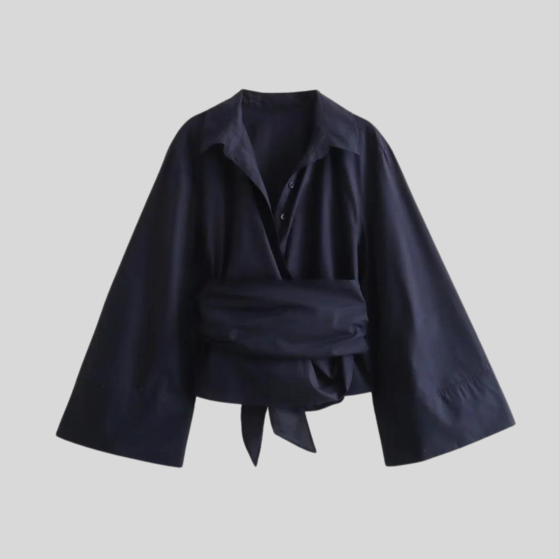 Damen Top | Locker geschnitten mit Taillenband