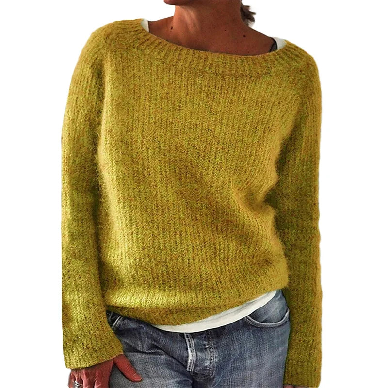 Norweger Winterpullover für Damen | Rundhals