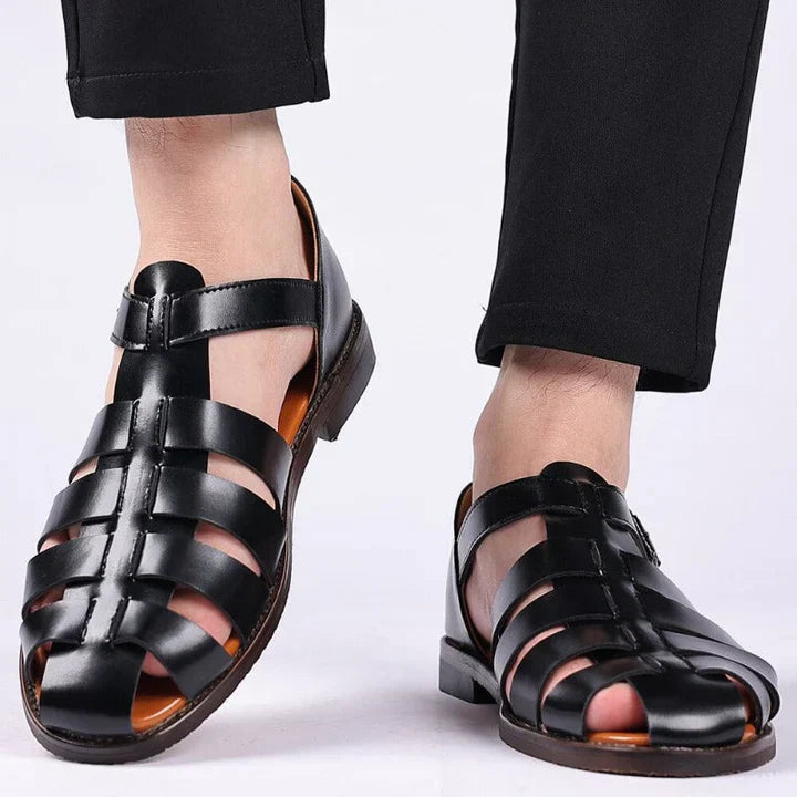 Herren Sandalen | offene Form mit Riemen