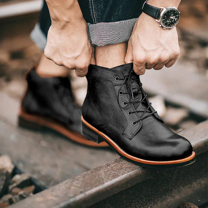Herrenstiefel | Geschlossener Schaft klassische Form für Alltag