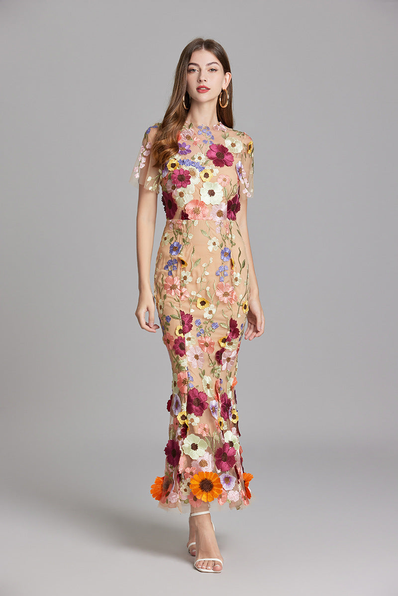 Women Dress | Sleeveless Maxi Length Full Coverage Garment Cut