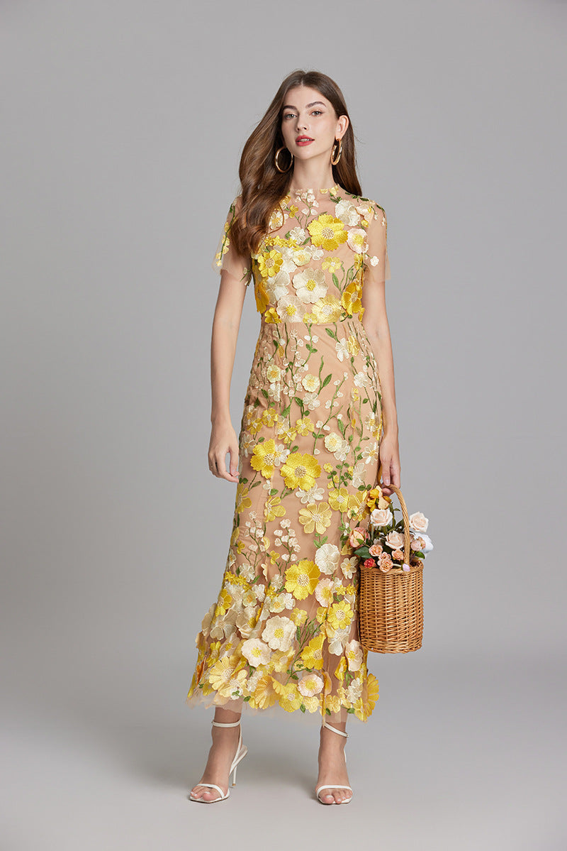 Women Dress | Sleeveless Maxi Length Full Coverage Garment Cut