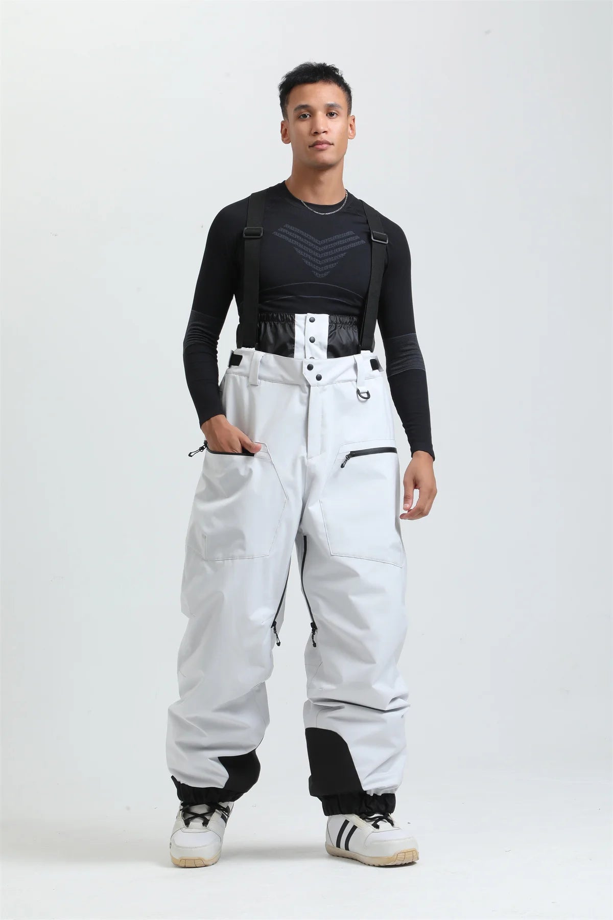 Unisex-Skihose mit Trägersystem | funktionale Winterausführung