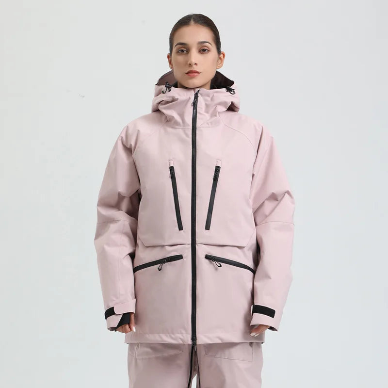 Unisex-Skijacke für Wintersport | funktionale Ausführung