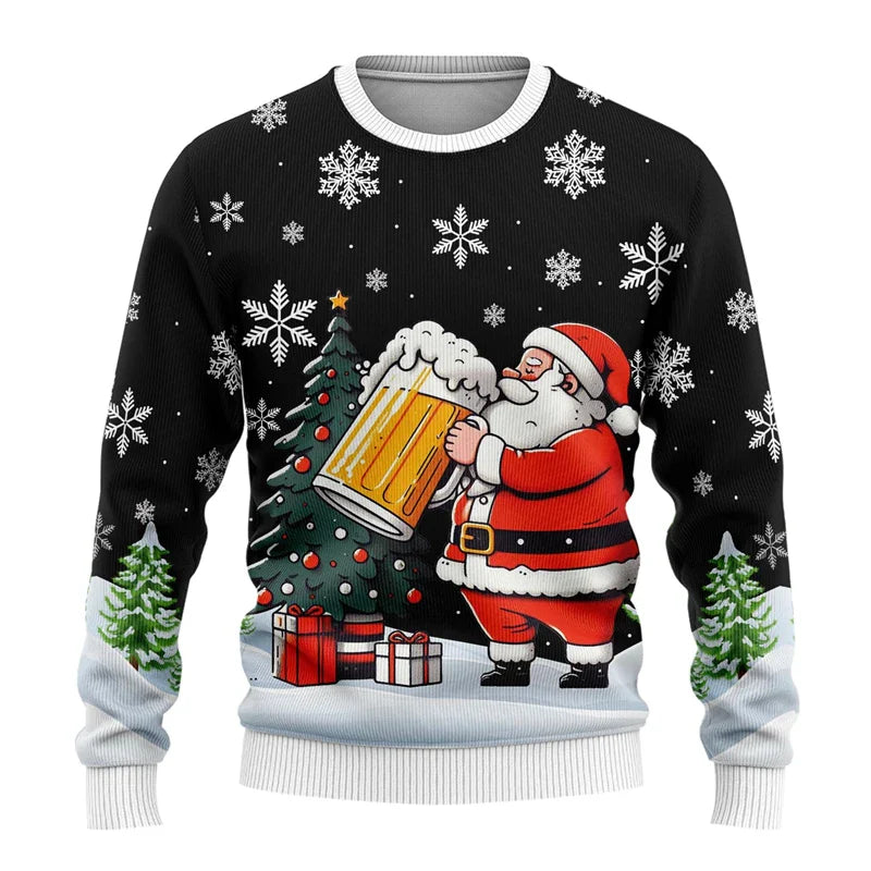 Herren-Pullover mit musterdesign | moderner schnitt