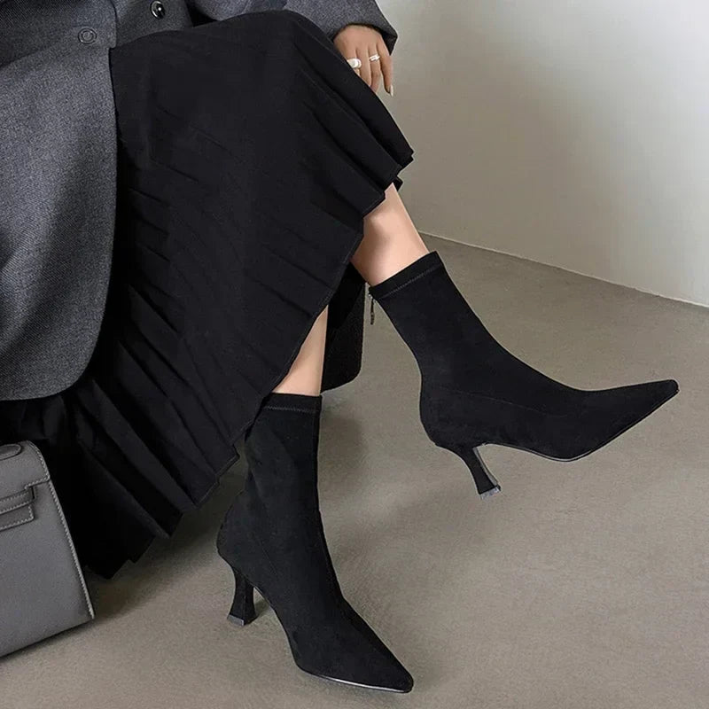 Damen Stiefelette | Ausführung mit spitzer Zehenpartie