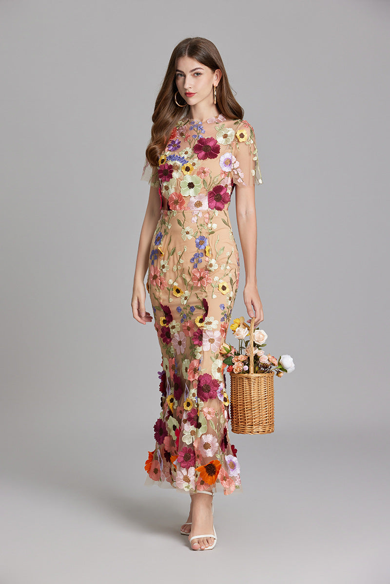 Women Dress | Sleeveless Maxi Length Full Coverage Garment Cut