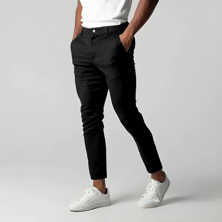 Herrenhose | Chino mit gerader Beinführung