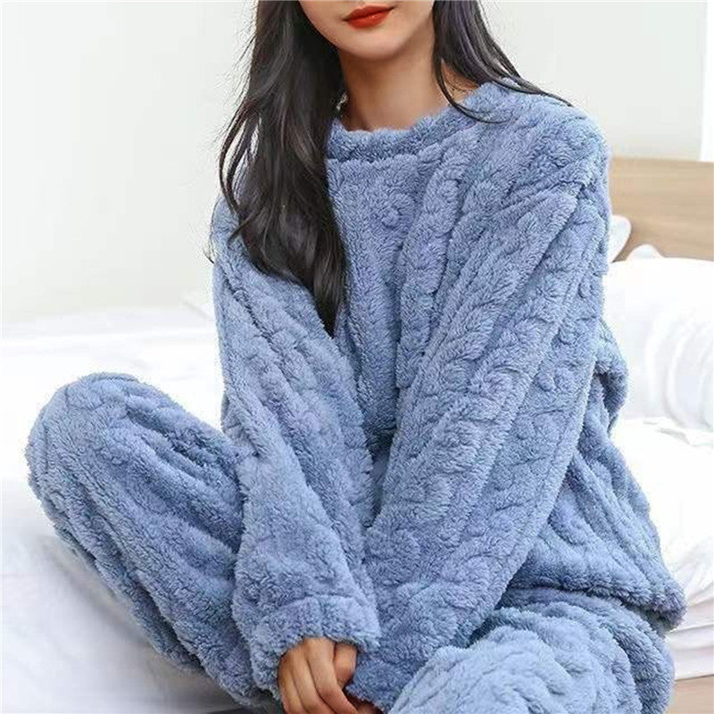Damen Pyjama-Set | zweiteilig mit Oberteil und Hose