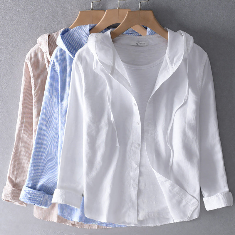 Damen Bluse | Frontöffnung mit Kragen und langem Ärmel