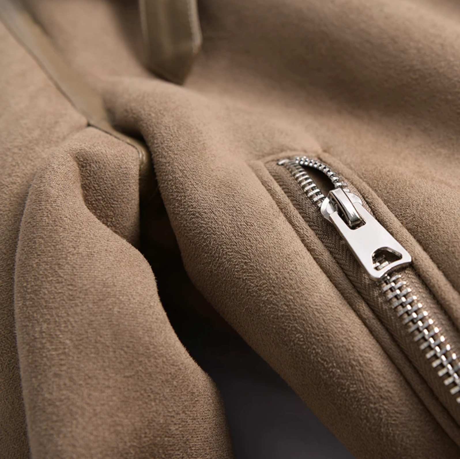 Damen Jacke | kurze Form mit Reißverschluss und gefütterter Innenseite