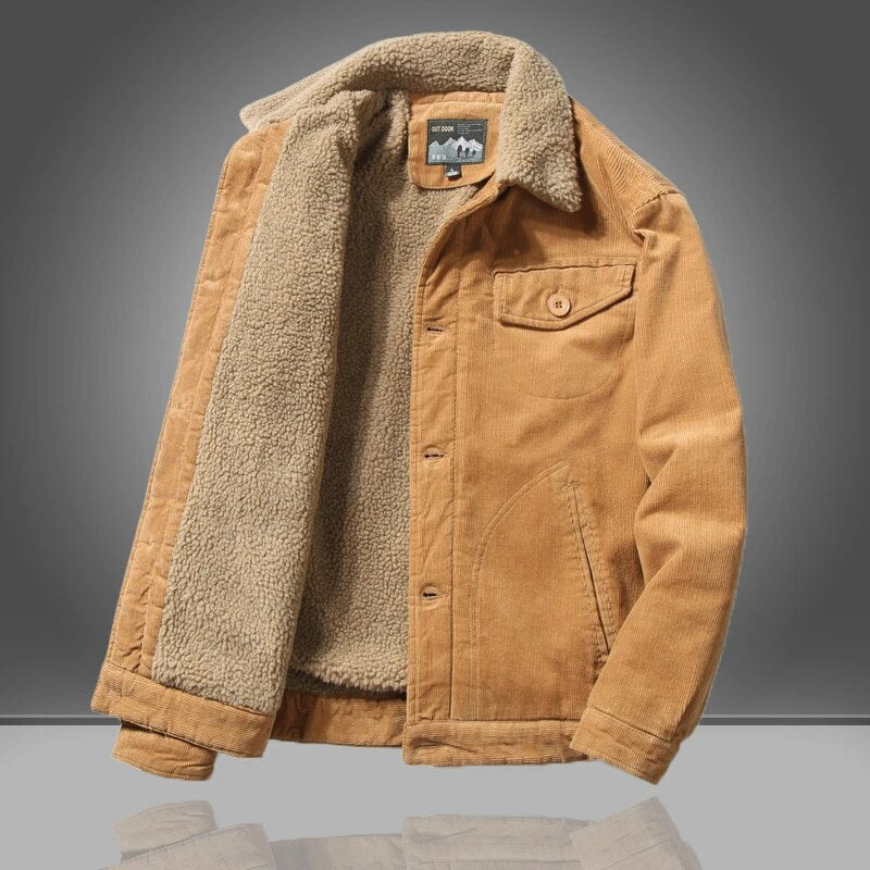 Herrenjacke | Frontverschluss und Taschen vorne